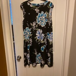 Apt. 9 Black and Blue Sleeveless Sundress